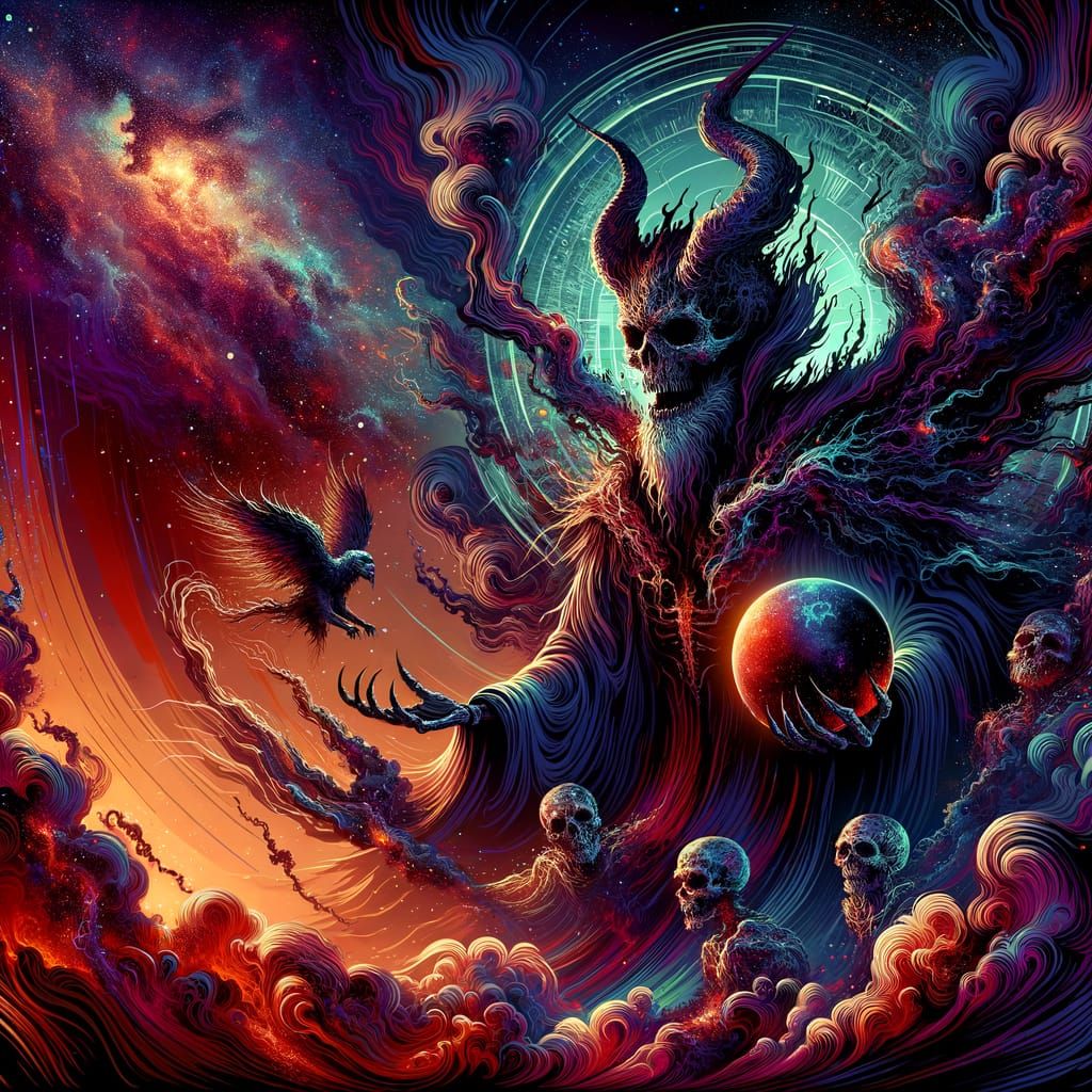 A demon lord who harvests the bodies of the dead to create u...