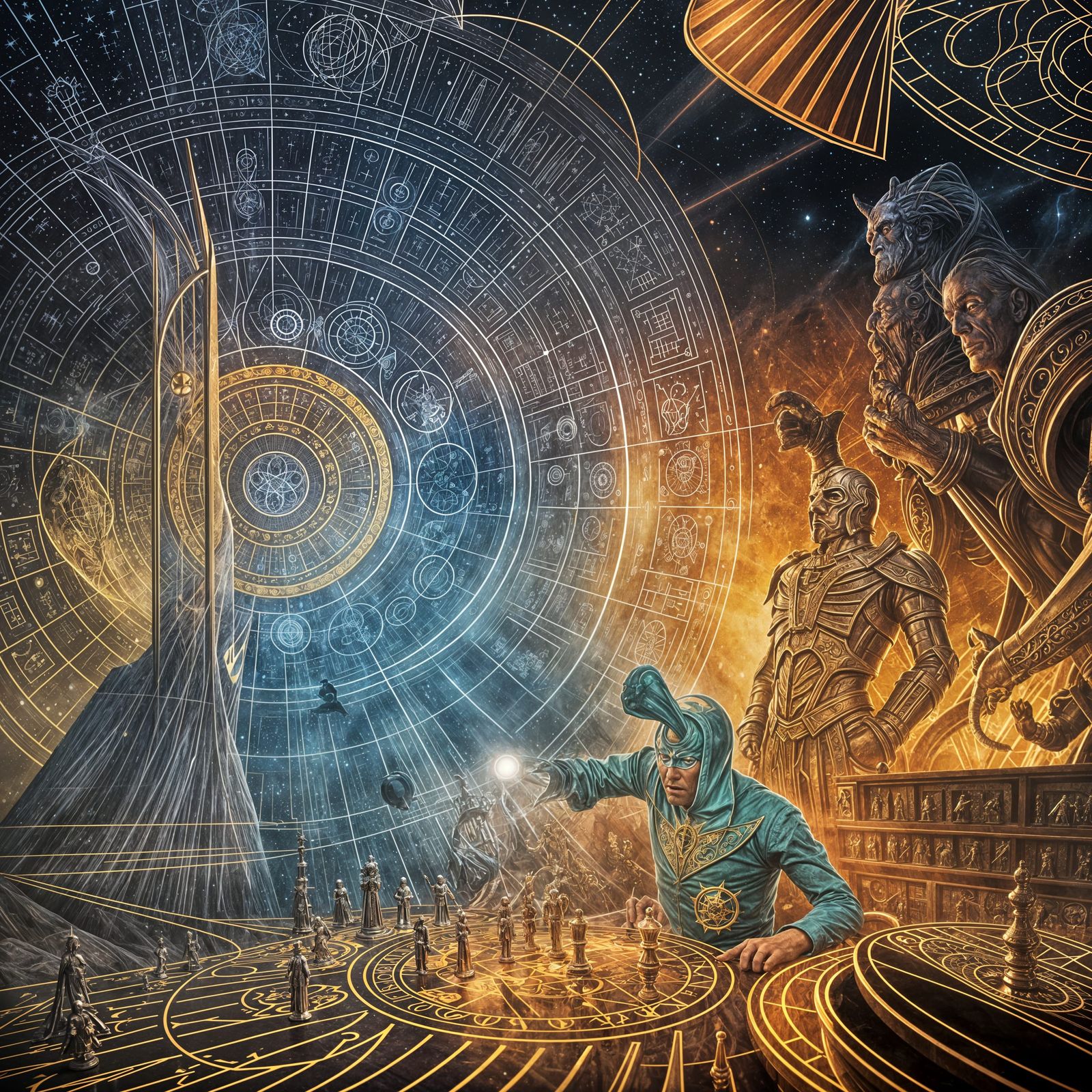 playing interdimensional chess with the archons  by @Farshid Yoo