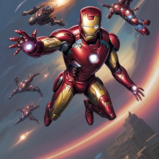 Iron Man Flying