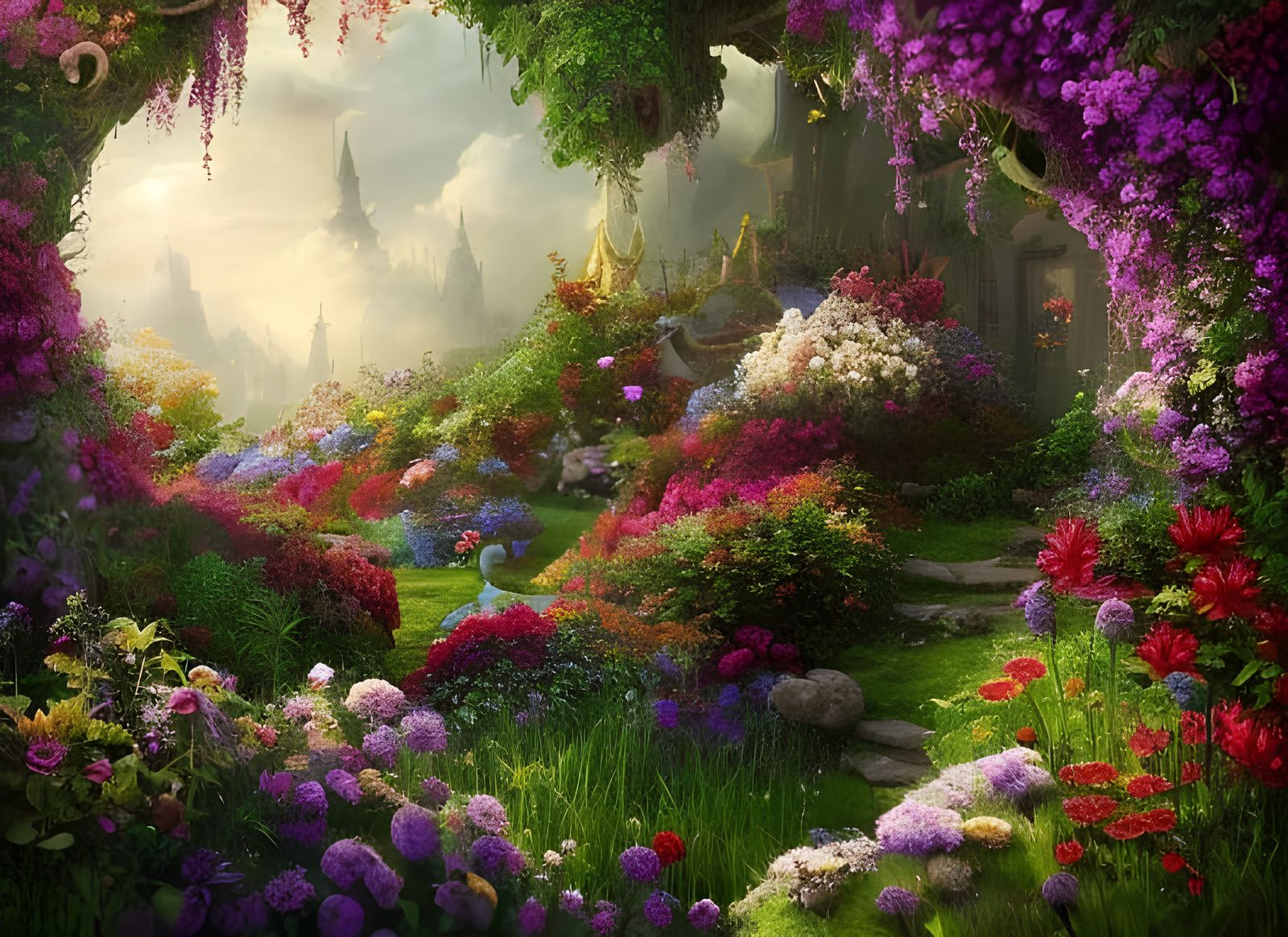 The Secret Garden of My Mind  by @Mormookiee