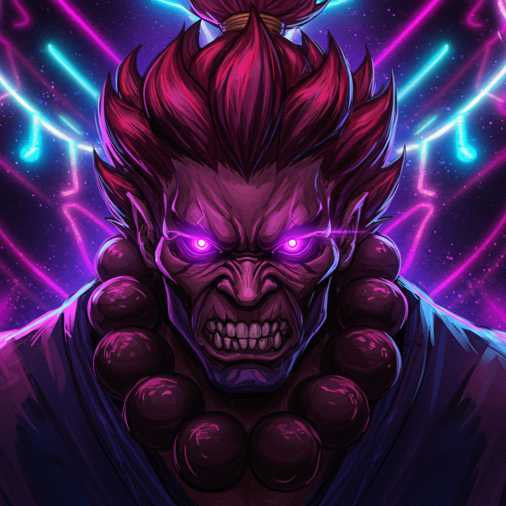 Akuma Street Fighter Close up