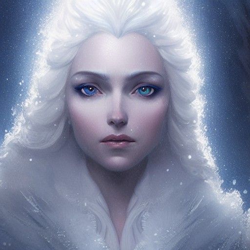 Queen of Frost - AI Generated Artwork - NightCafe Creator