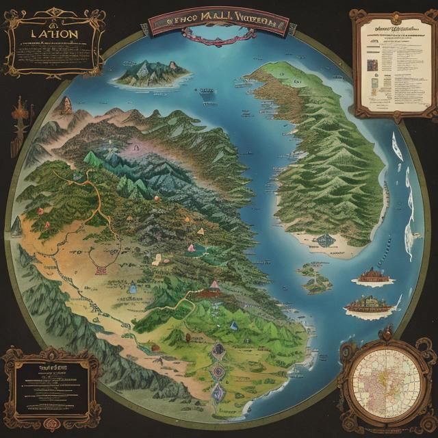 A map - AI Generated Artwork - NightCafe Creator