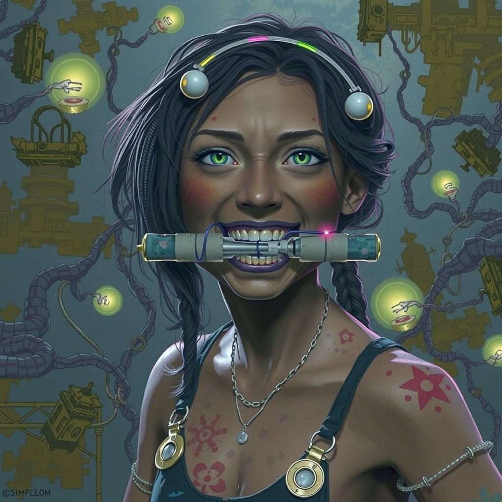 You can’t talk with a nuclear reactor between your teeth 