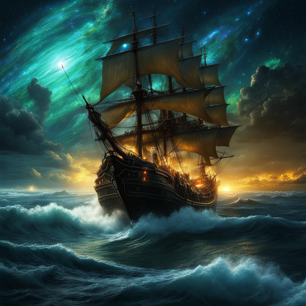 Seascape - AI Generated Artwork - NightCafe Creator