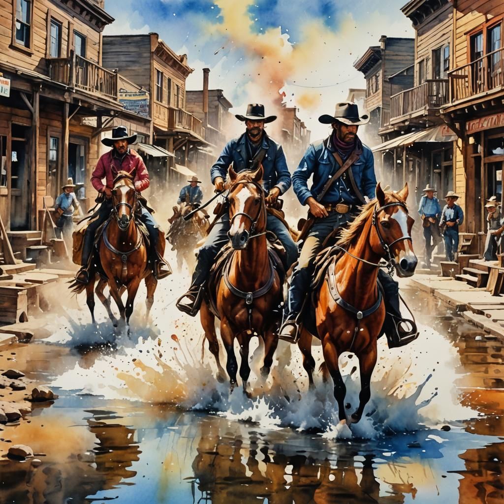 Gunslingers & Outlaws  by @thile