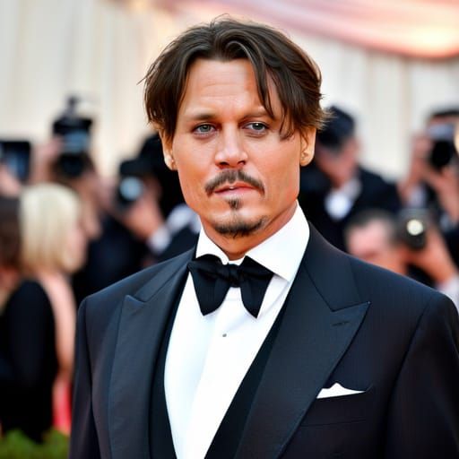 Was johnny depp discount at the met gala