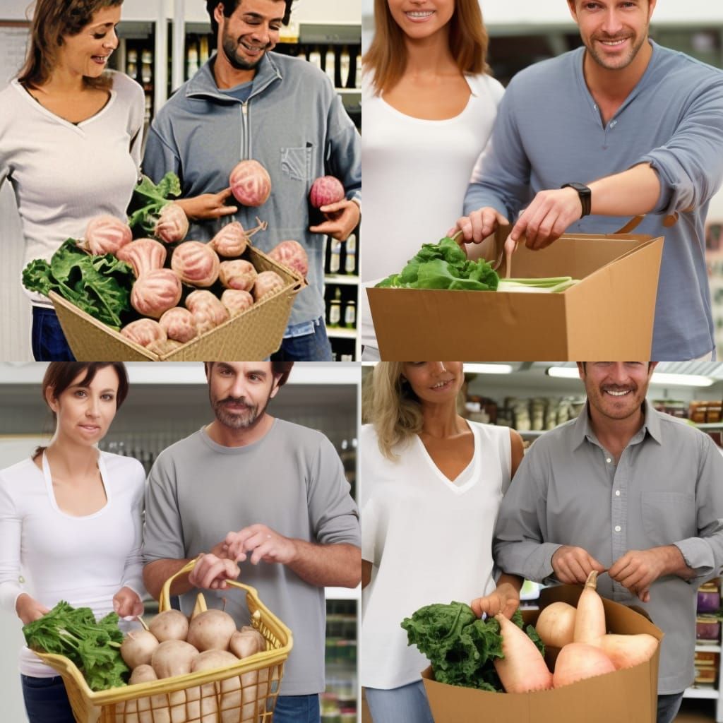 Paul and his mistress buying turnips