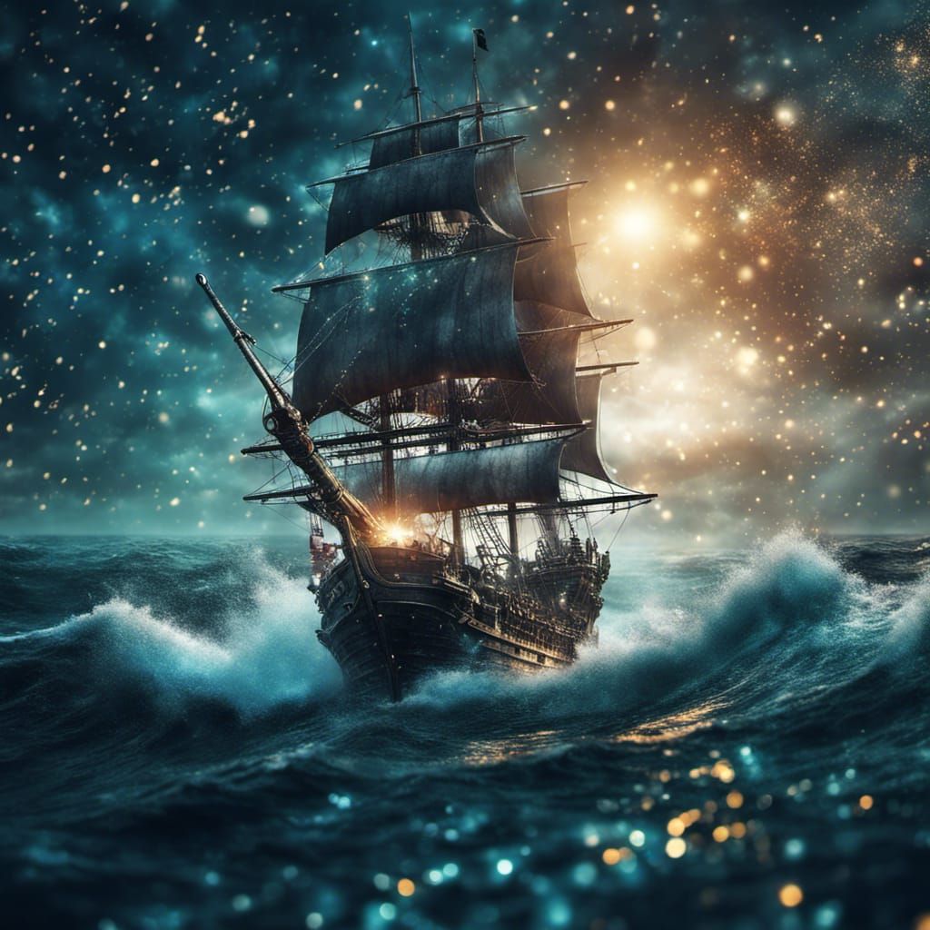 Glitter ship