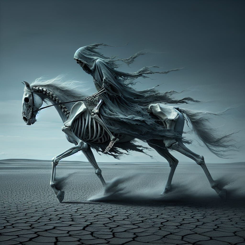 And Death Rode a Pale Horse  by @AGamerWithNoName