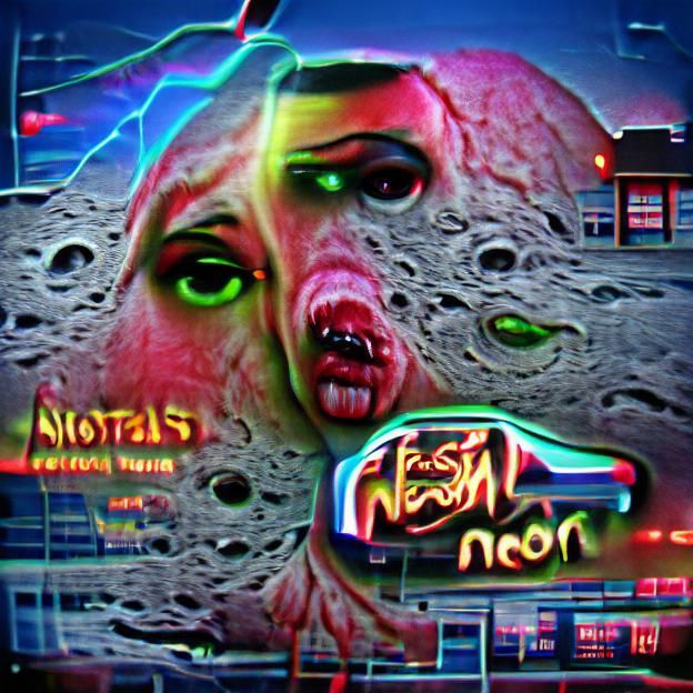 Neon flesh horror