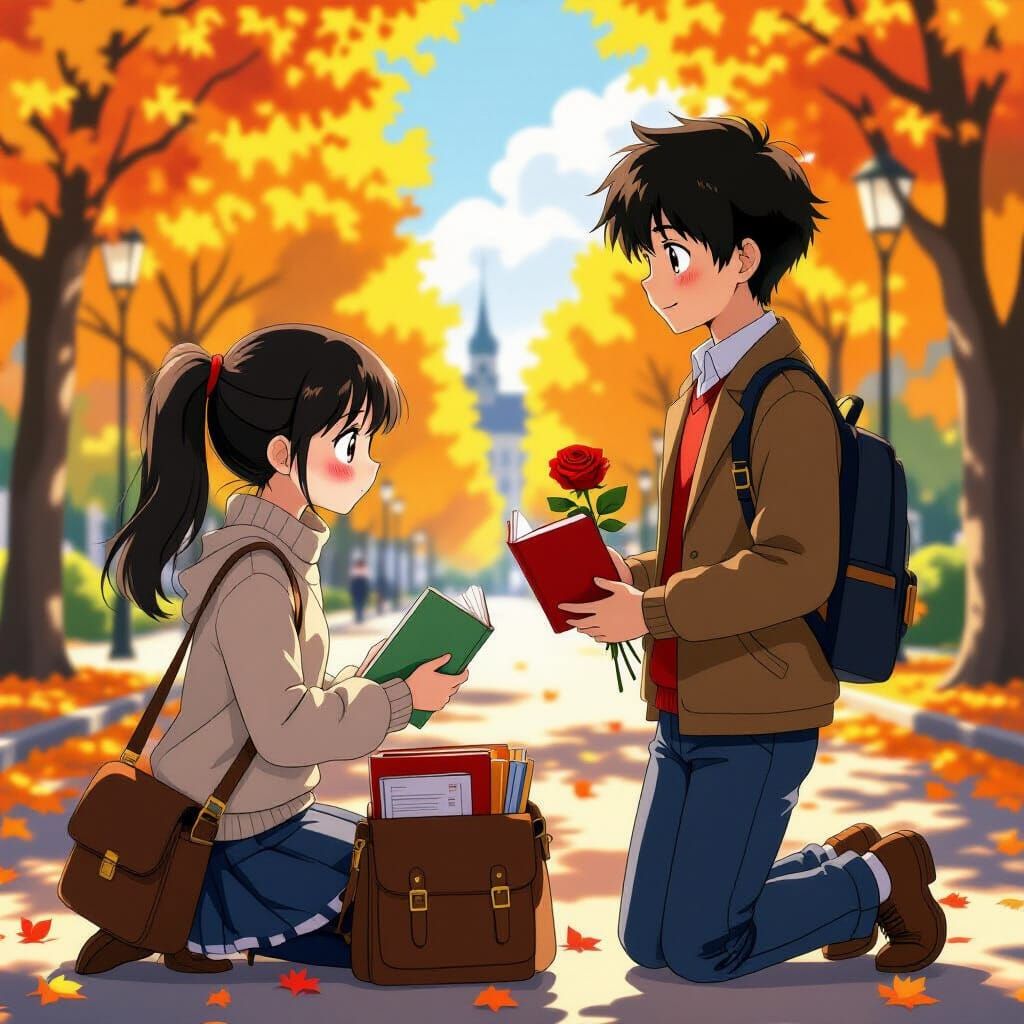 Takumi si dichiara a Mei