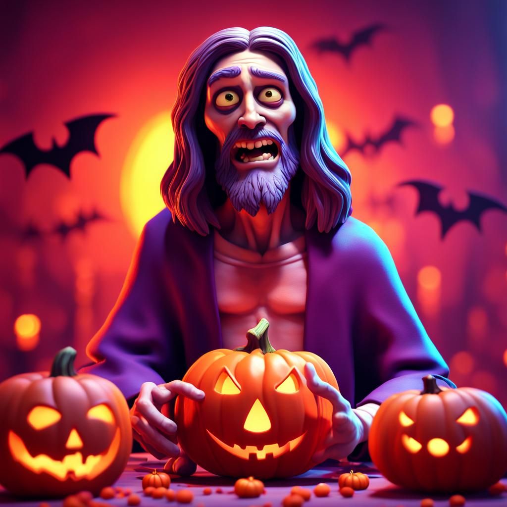 Halloween Party With Zombie Jesus