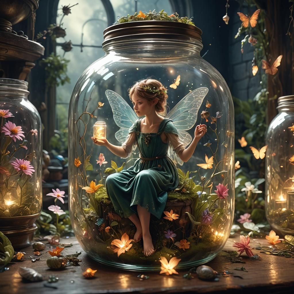 Fairy in a Jar  by @Jakestahp