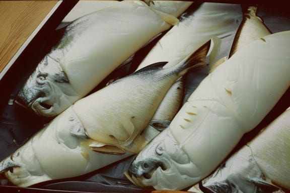 a box of fish