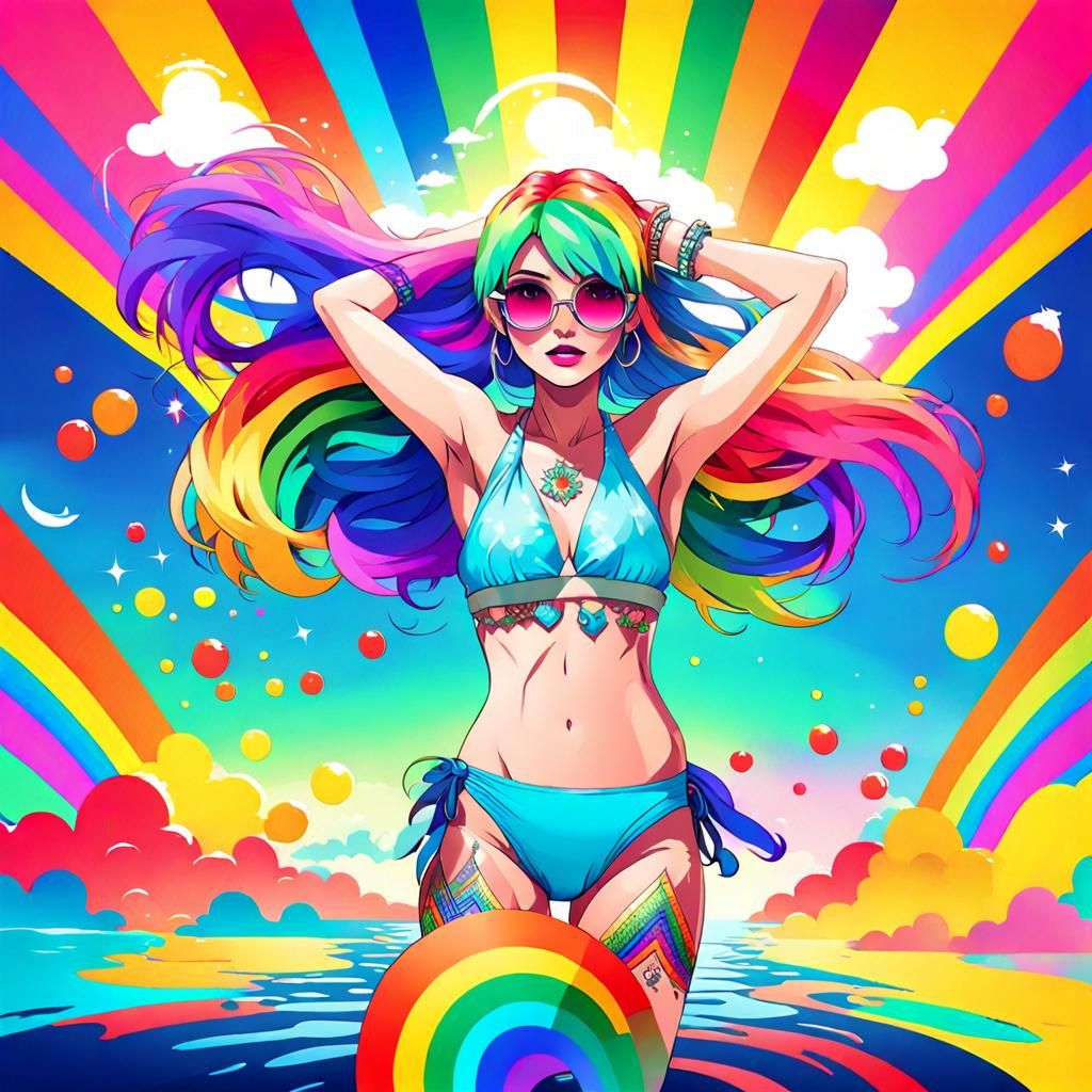 Lots of rainbows