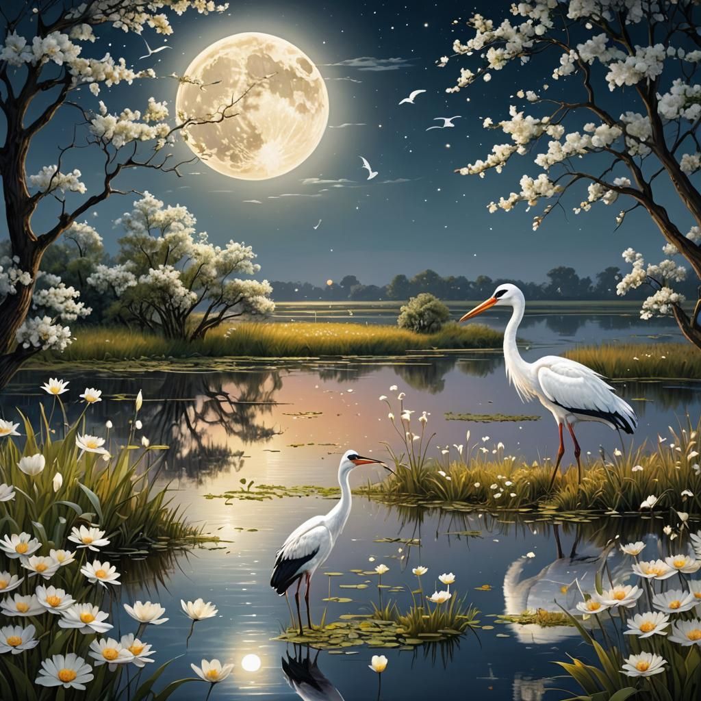 A fantasy wetland  by @Uttia Majumdar