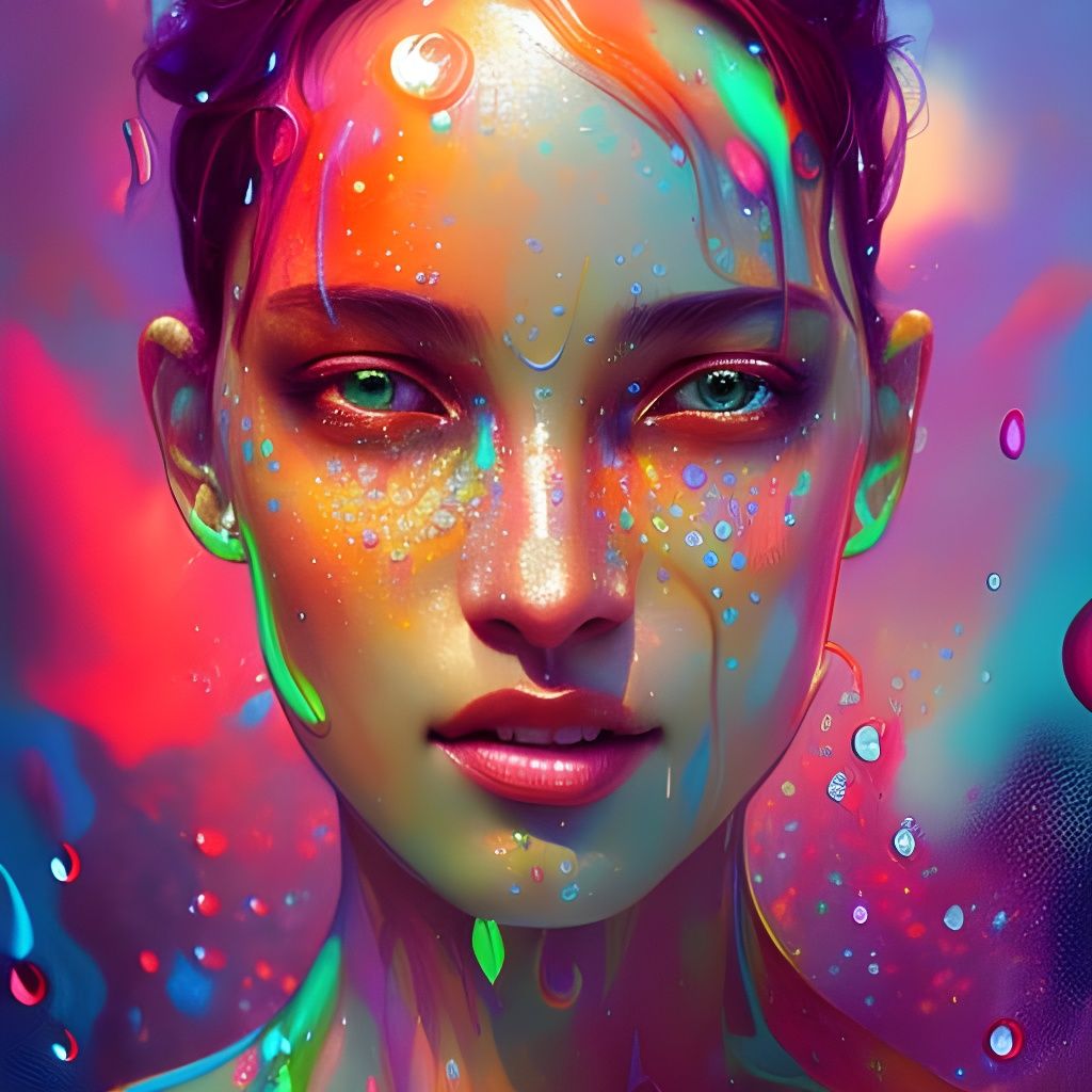 Paint Shower - AI Generated Artwork - NightCafe Creator