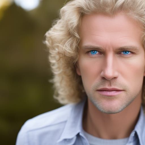 blond hair / blue eyes #130
