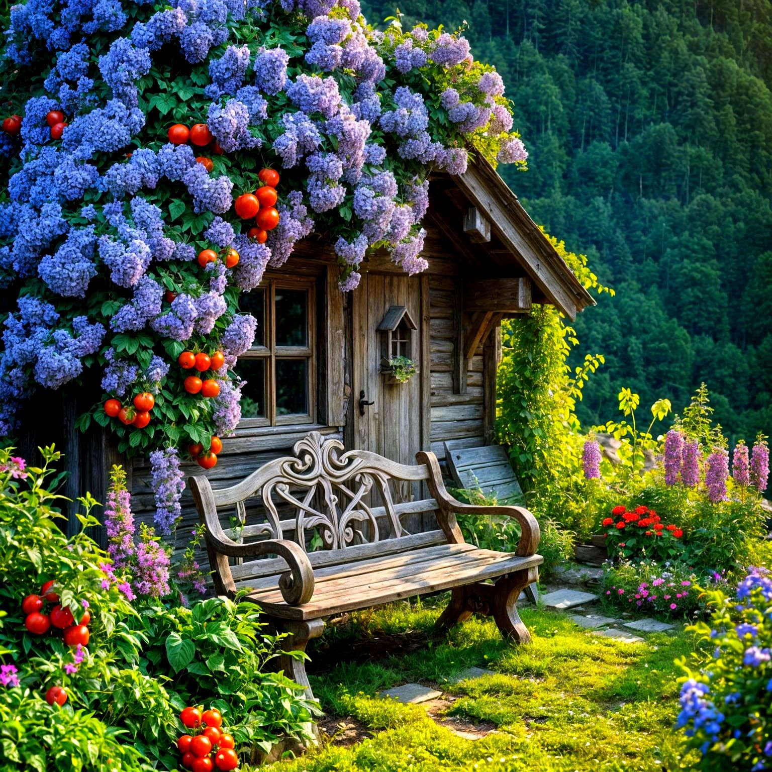 on a mountainside...  by @Entdecker