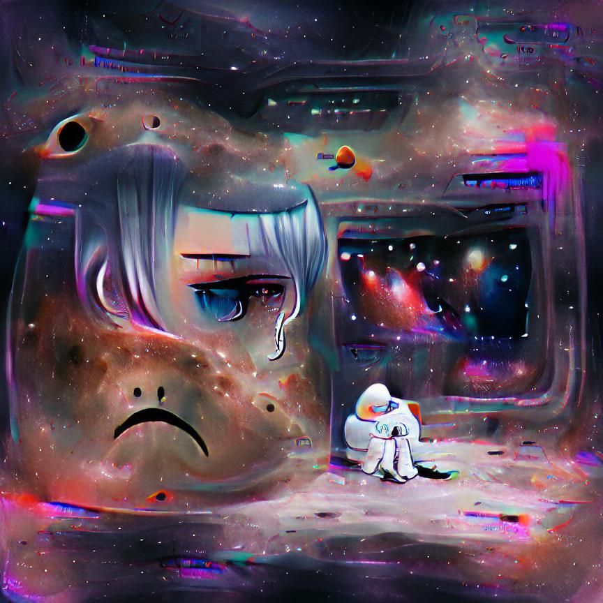 sad space - AI Generated Artwork - NightCafe Creator