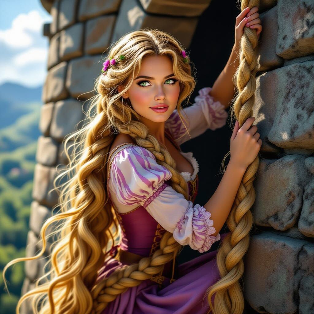 Rapunzel  by @X-96
