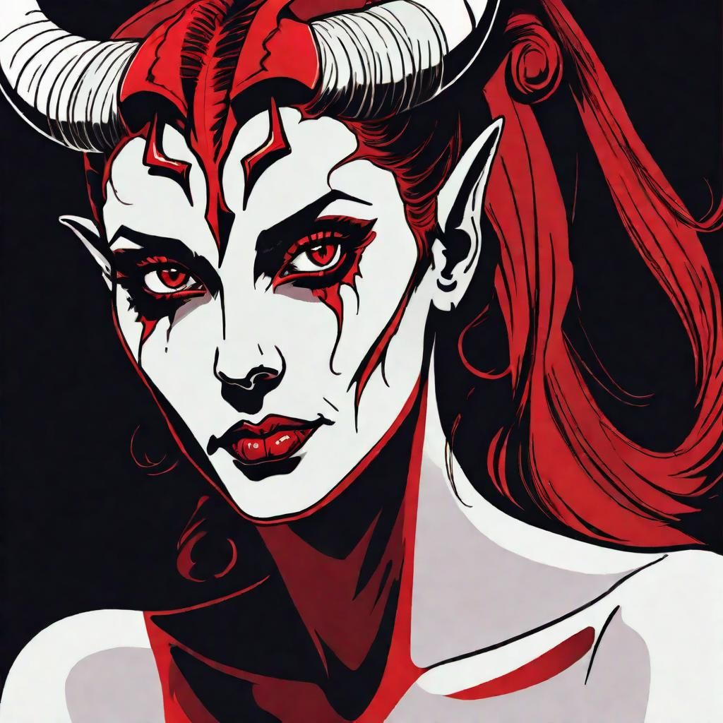 Oh, She's a Devil - AI Generated Artwork - NightCafe Creator