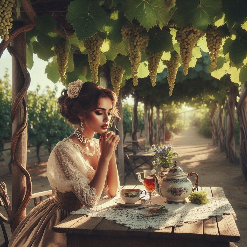 “Afternoon Tea Under the Grapevines”