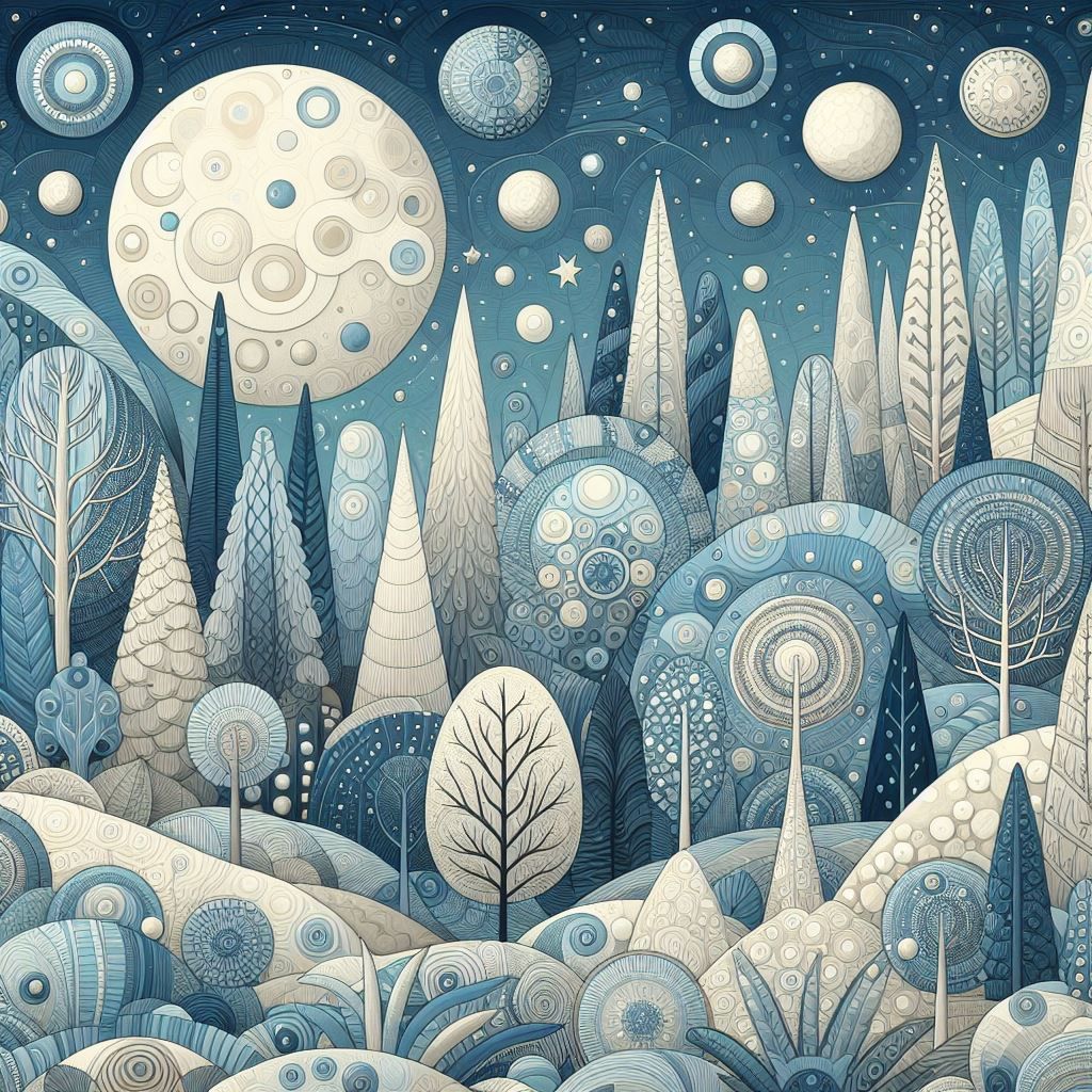 midnight forest blue