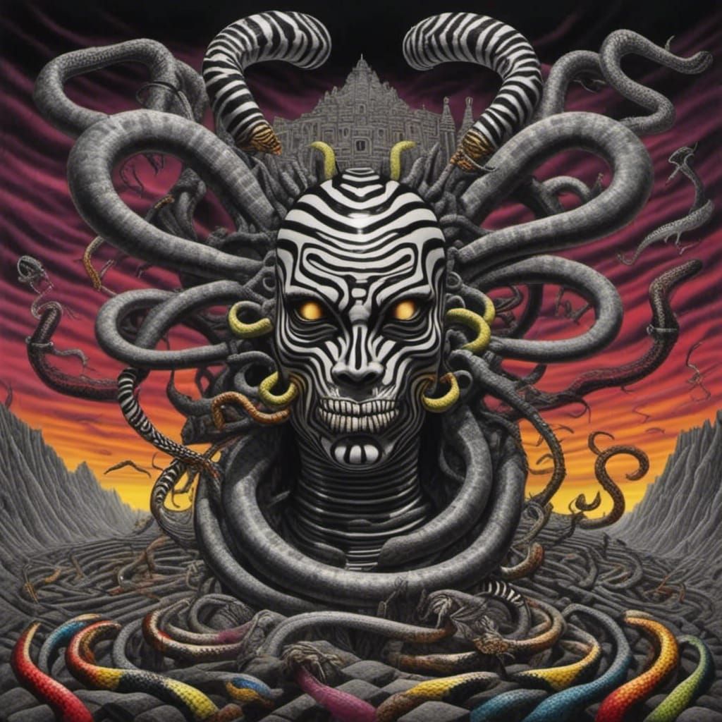 <lora:Zz Zebrapunk:1.0> Death god 