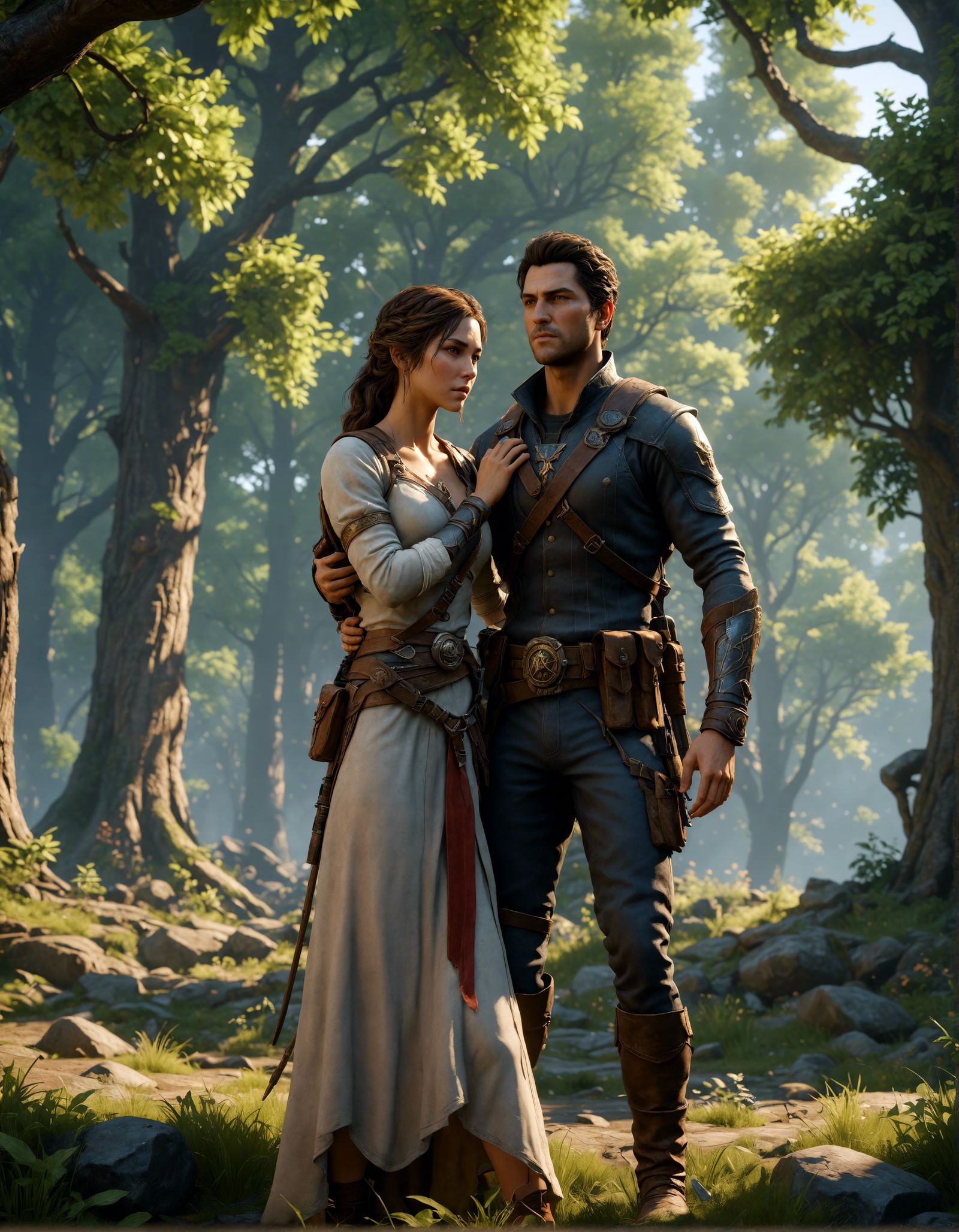 3D Game Cinematic Feel, Epic 3D Videogame Graphics, Intricat...