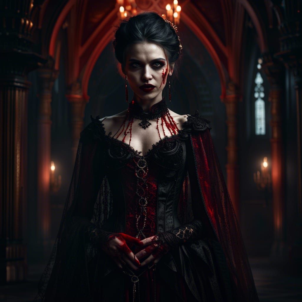 Vampire Queen - AI Generated Artwork - NightCafe Creator