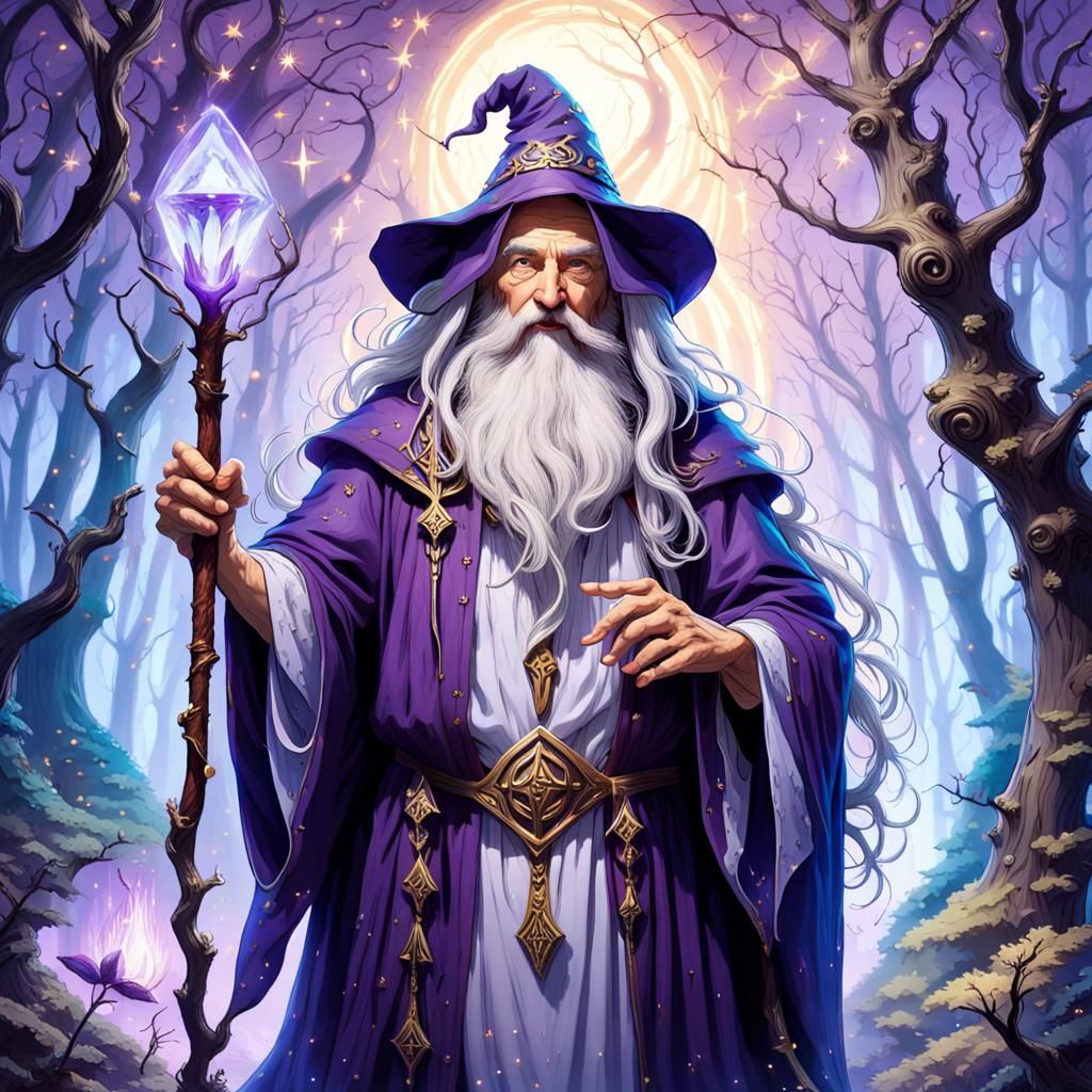 The Wise Wizard - AI Generated Artwork - NightCafe Creator