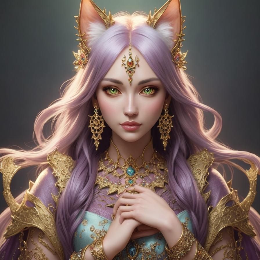 Cat Girl - AI Generated Artwork - NightCafe Creator