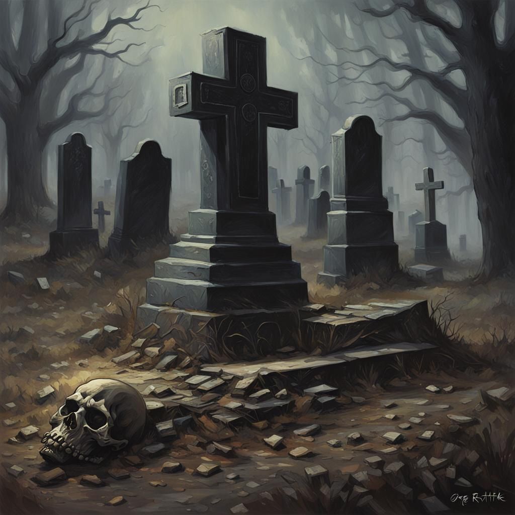 grave remains - AI Generated Artwork - NightCafe Creator