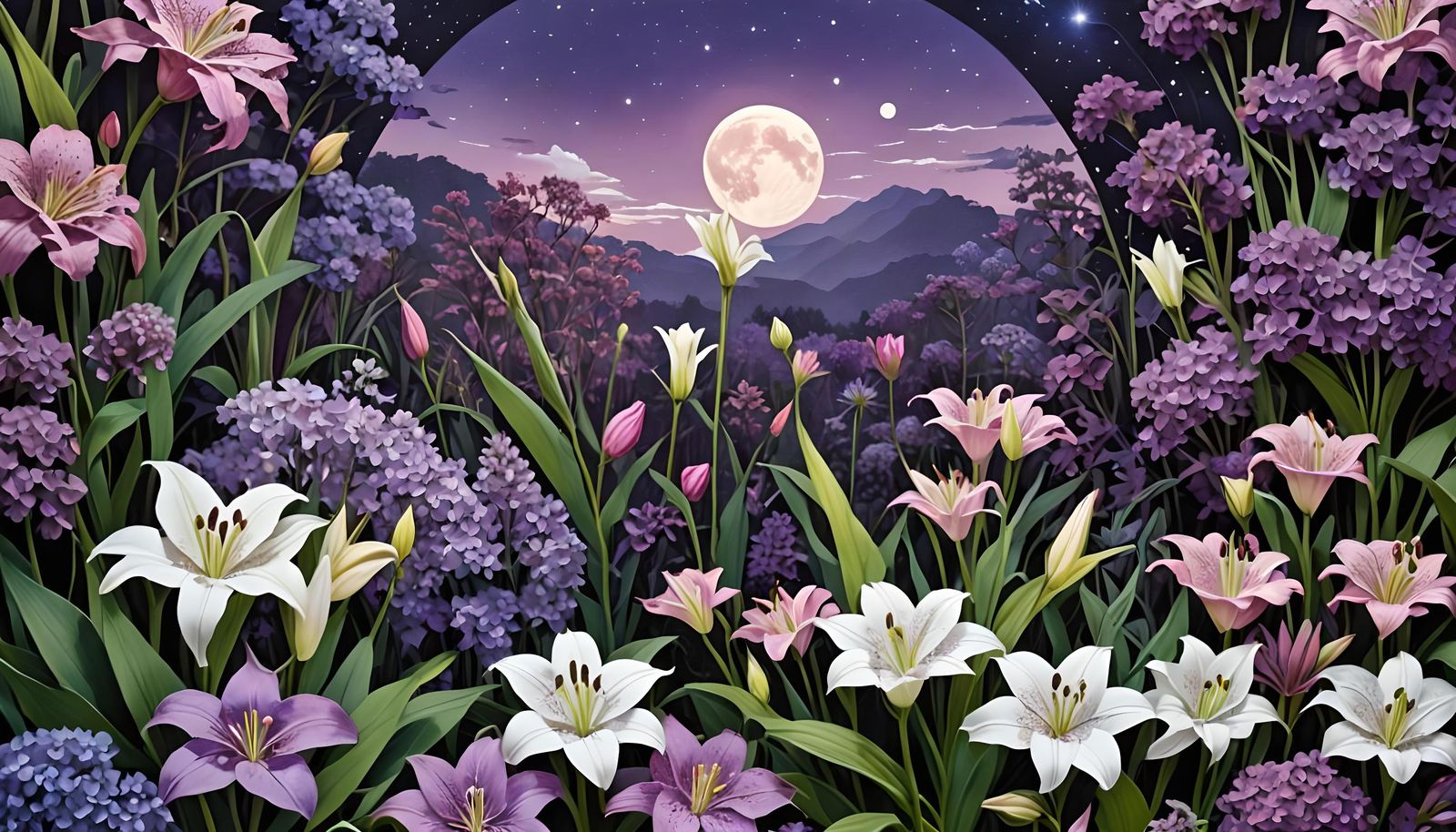 moonlit garden