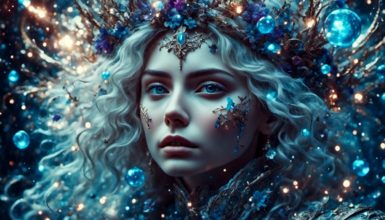 <lora:SuperHyperrealism:1.0> <lora:SurDime:1.0> <lora:Night Sparkle:1.0> <lora:Stuff Inside Stuff:1.0> Close up of "portrait of hyper-detail...