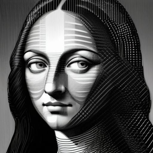 Surrealist Masterpiece: Barcode Enigma