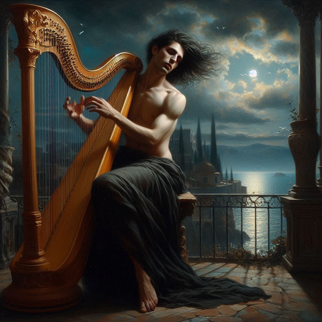 The Lonely Harpist - 008