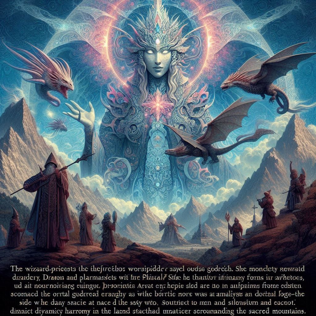 surrounding the sacred mountains.