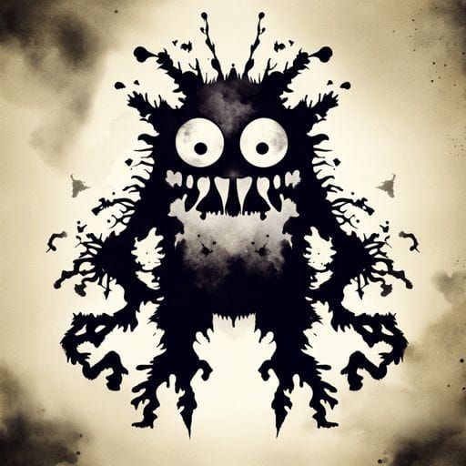 ink blot monster