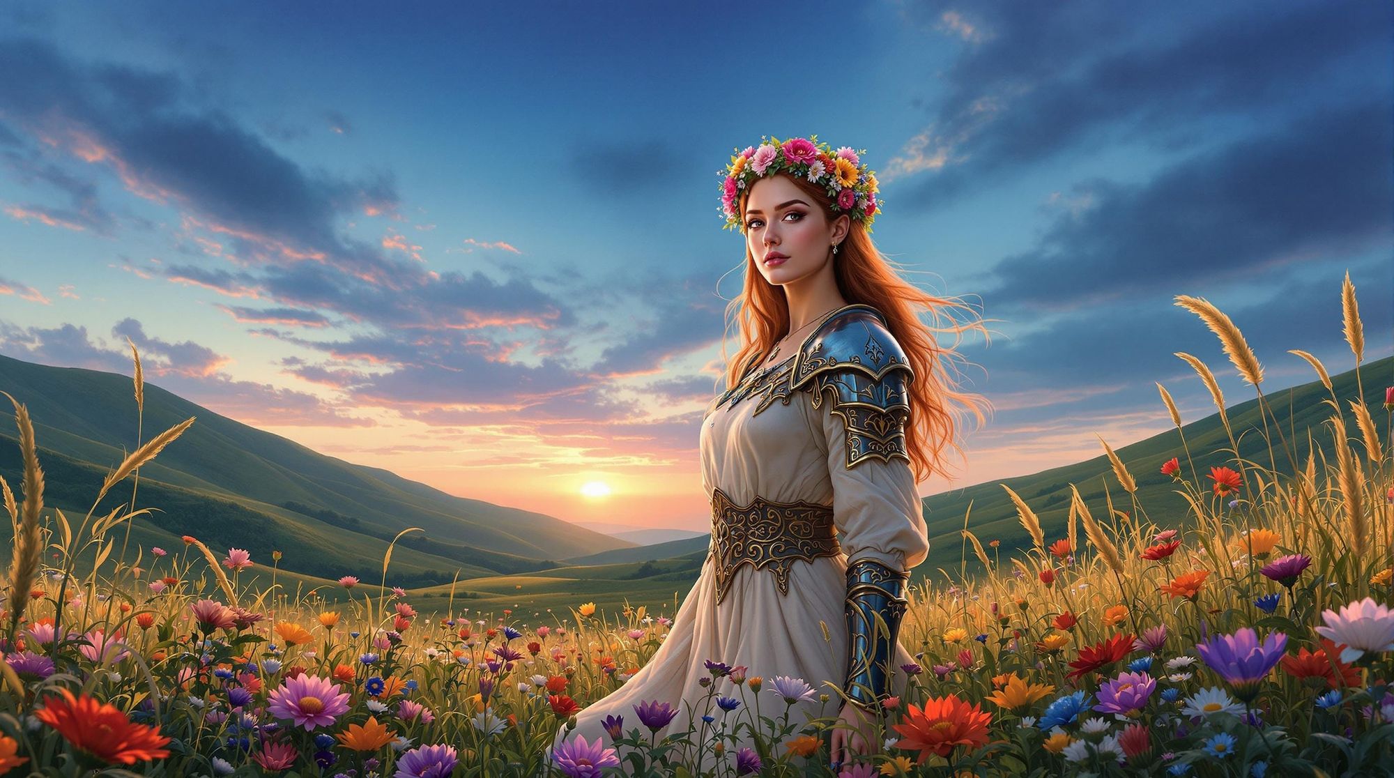 Meadow Sentinel at Sunset