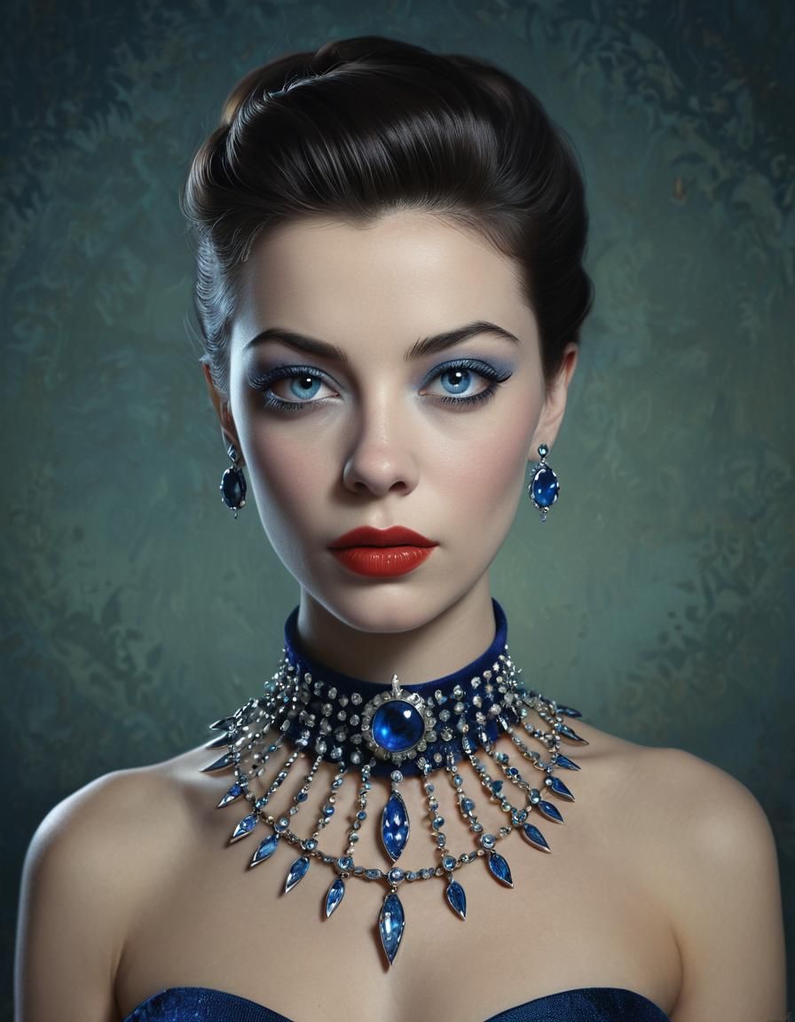 Fran in Blue