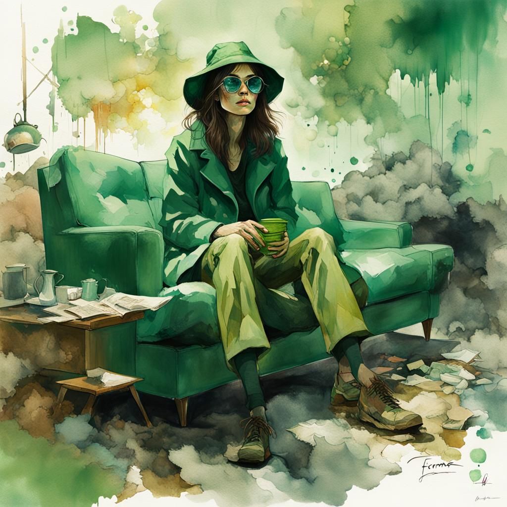 green