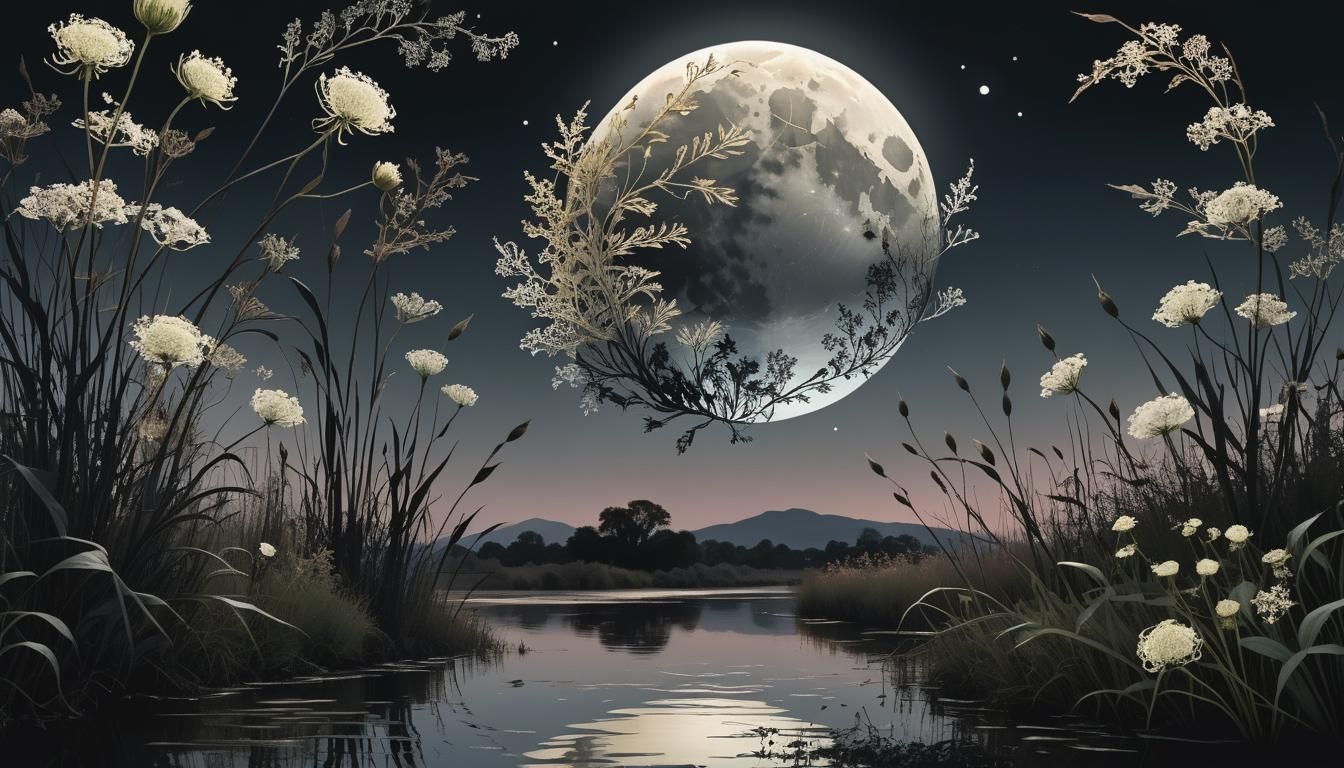 Flourish moon reflection