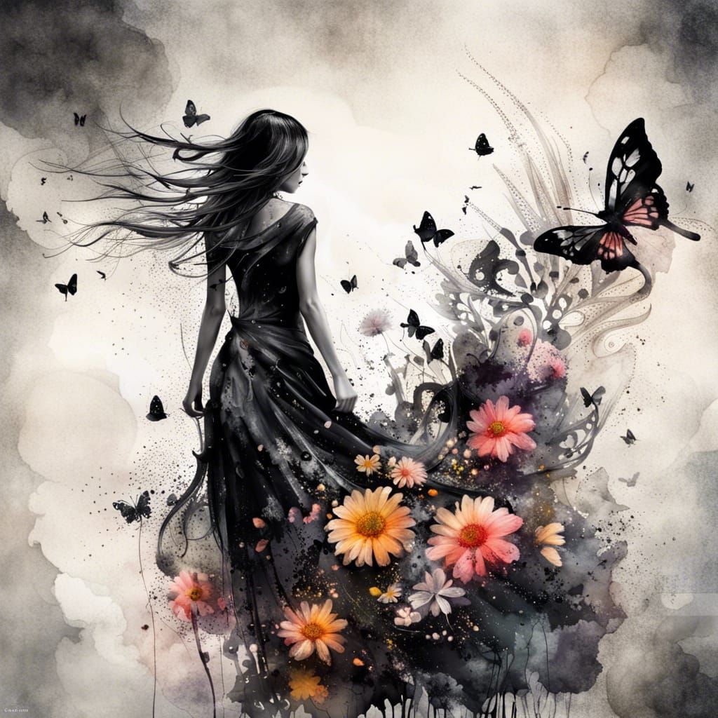 The Ink Girl  by @AM