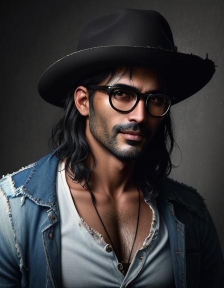 Elio Cosimo wearing a hat