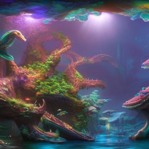 Aquarium - Ai Generated Artwork - Nightcafe Creator