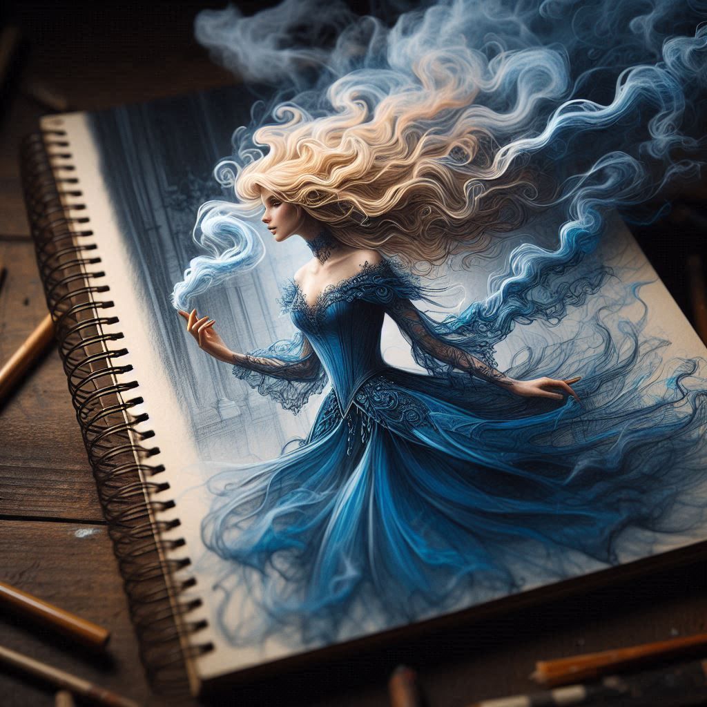 Beautiful Lady of the book