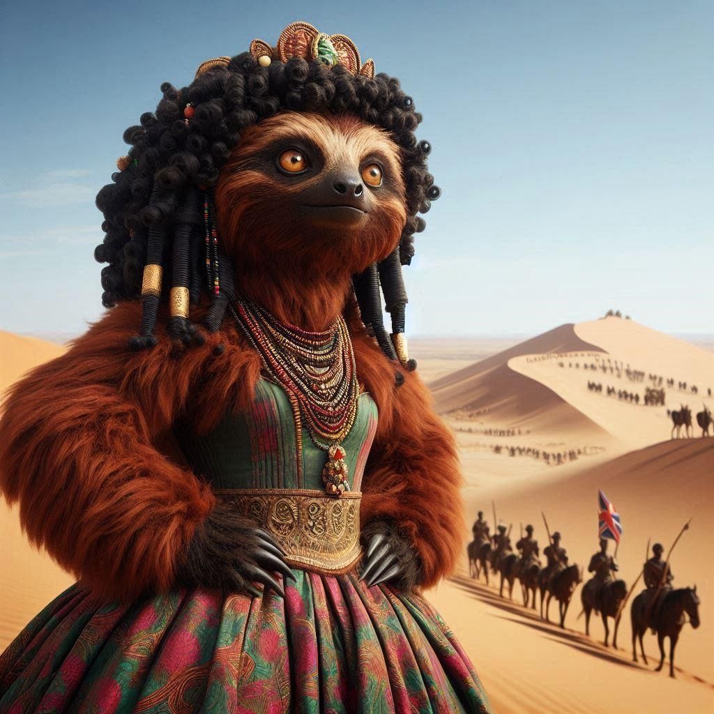 Queen Kaipkirsloth of the Herero Tribe, warrior
